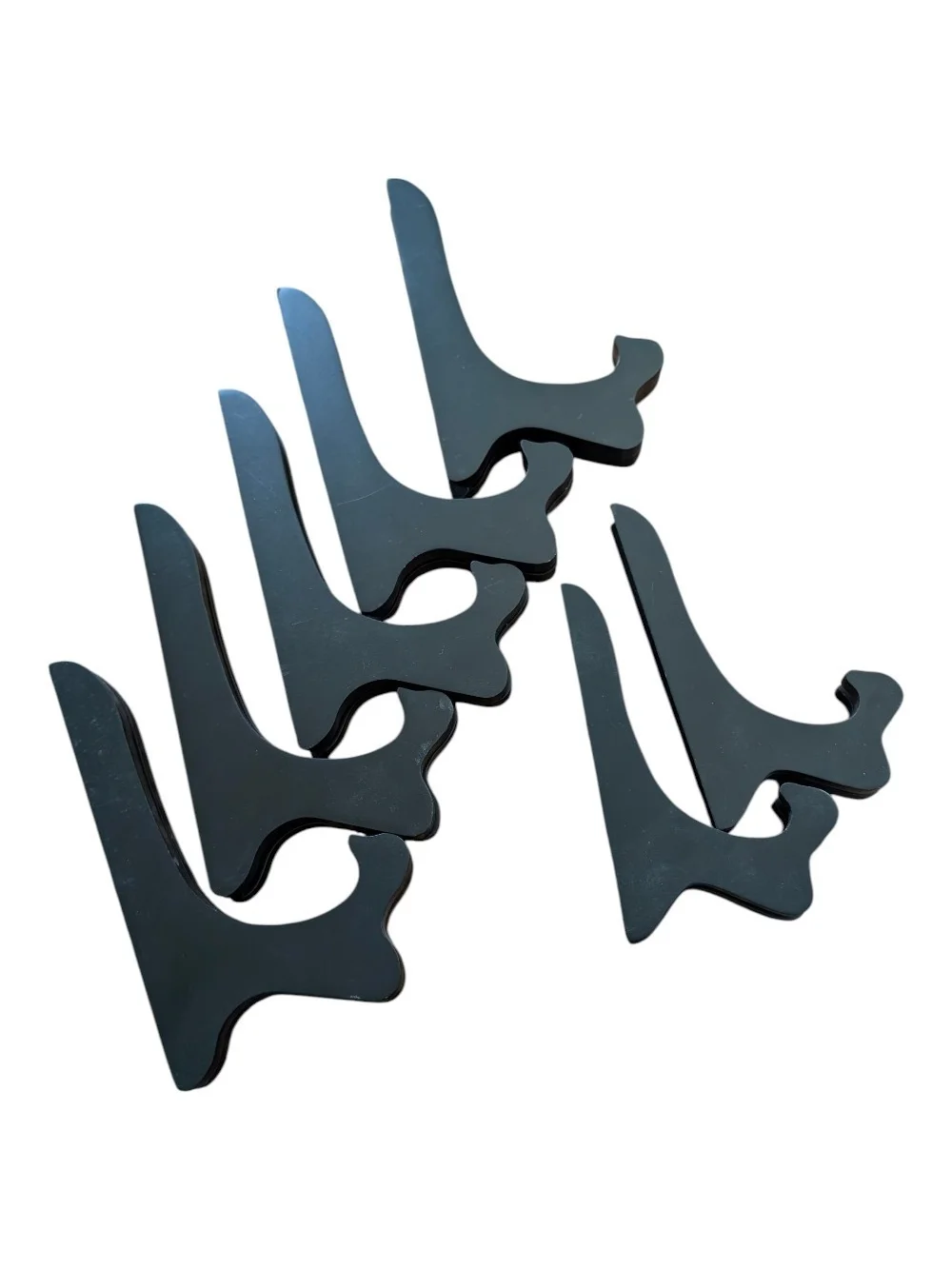 Black Display Easel Stand - Set of 7